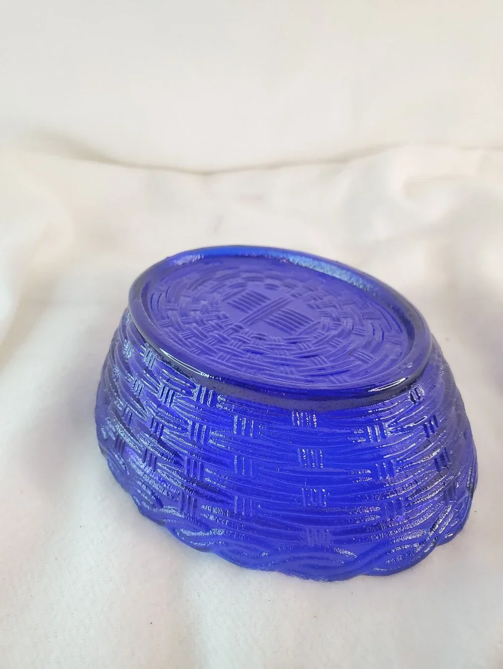 Vintage 1950s Indiana Cobalt Blue Glass 